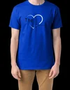 Royal-blue Experience Foundation logo T-shirt